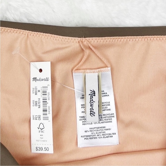 NWT Madewell Second Wave High Waisted Bikini Bottoms Castle - Picture 6 of 7